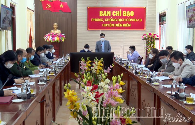 Huyện Điện Biên tăng cường các biện pháp phòng, chống dịch Covid-19