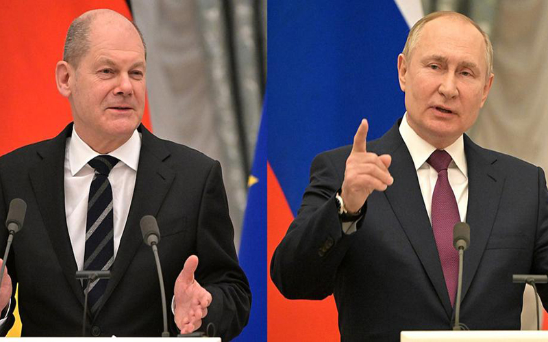 Tổng thống Nga và Thủ tướng Đức điện đàm về tình hình Ukraine