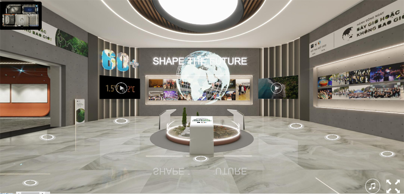 Triển lãm thực tế ảo "Shape The Future" hưởng ứng Giờ Trái đất 2022