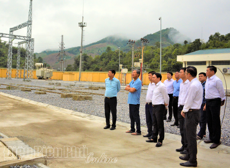 Đoàn công tác Ban chỉ đạo Quốc gia về phát triển điện lực làm việc tại Điện Biên