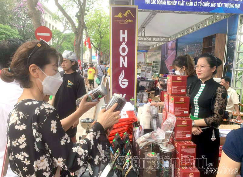15 doanh nghiệp, HTX, hộ kinh doanh Điện Biên tham gia Kết nối giao thương tại Hà Nội