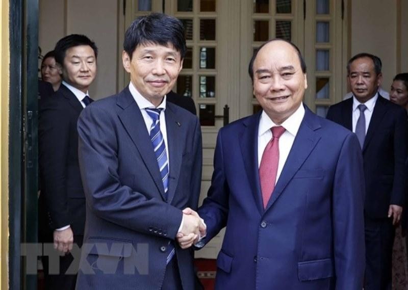 Chủ tịch nước Nguyễn Xuân Phúc tiếp Thống đốc tỉnh Gunma, Nhật Bản