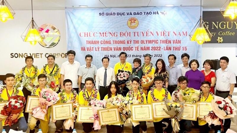 Việt Nam đoạt 7 giải thưởng tại Olympic quốc tế về Thiên văn học và Vật lý Thiên văn năm 2022