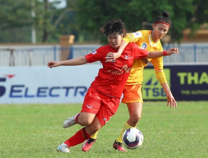 Than khoáng sản Việt Nam vững ngôi đầu bóng đá nữ quốc gia