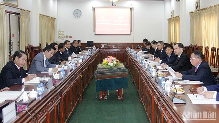 Việt Nam và Lào đẩy mạnh hợp tác trong công tác thanh tra