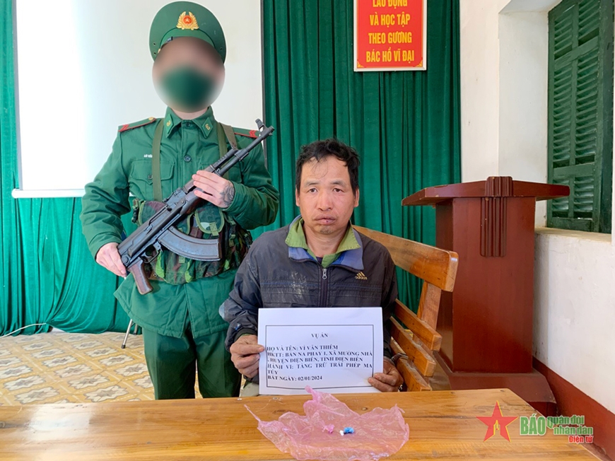 Bộ đội Biên phòng tỉnh Điện Biên liên tiếp triệt phá 2 vụ án tàng trữ trái phép chất ma túy