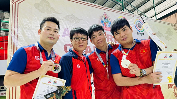 Việt Nam giành thêm Huy chương Bạc tại Giải bắn súng vô địch châu Á 2024