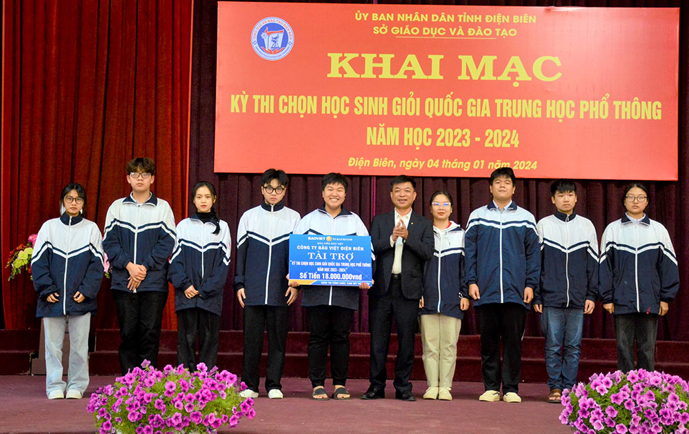 Điện Biên: Đạt 26 giải trong Kỳ thi chọn học sinh giỏi quốc gia THPT