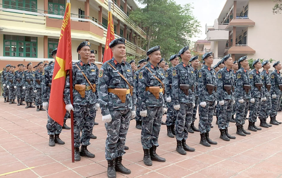 Quân đoàn 12 hợp luyện diễu binh tại Điện Biên