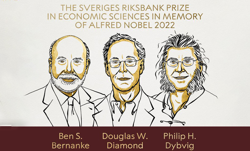 Giải Nobel Kinh tế được trao cho 3 chuyên gia về ngân hàng, khủng hoảng tài chính