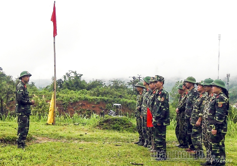 Xây dựng lực lượng vũ trang huyện Mường Nhé vững mạnh toàn diện