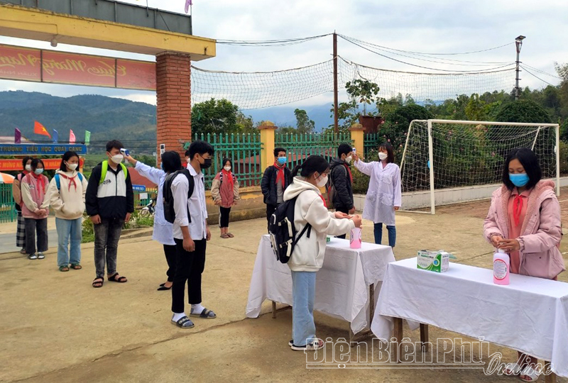 Đảm bảo an toàn phòng, chống dịch trong trường học