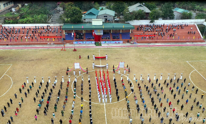 Hơn 400 VĐV tham gia Đại hội TDTT huyện Mường Chà 