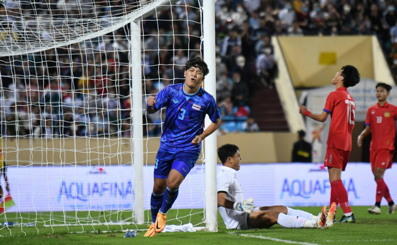 Thắng U23 Lào, U23 Thái Lan gặp U23 Indonesia ở bán kết