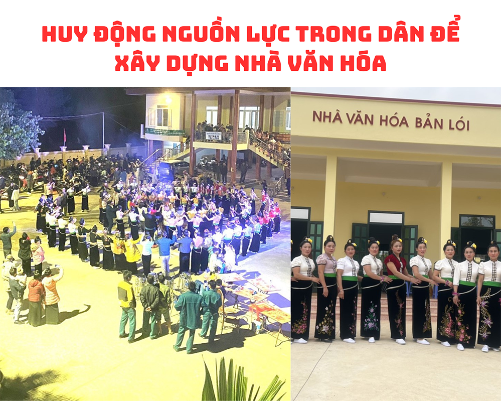 Huy động nguồn lực trong dân để xây dựng nhà văn hóa