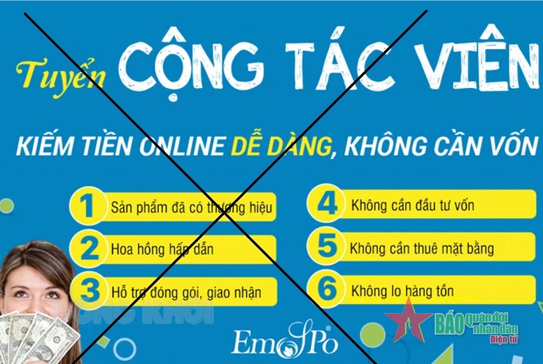 Làm cộng tác viên online, người phụ nữ bị mất gần 400 triệu đồng