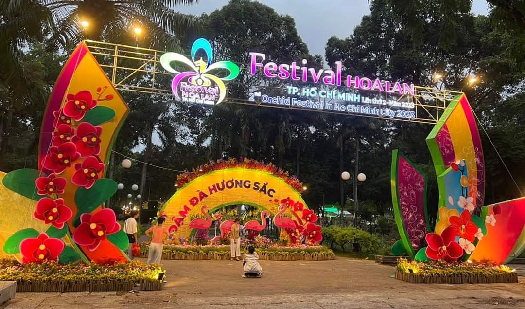 Festival Hoa lan thành phố Hồ Chí Minh trở lại sau 4 năm vắng bóng