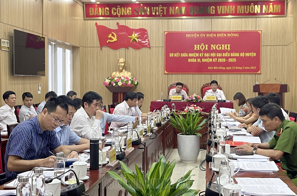 Đảng bộ Điện Biên Đông sơ kết giữa nhiệm kỳ 2020 - 2025