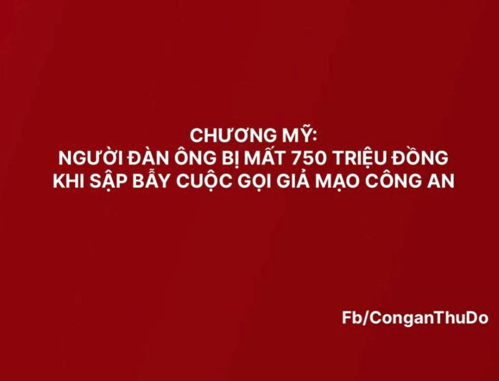 Thủ đoạn gọi điện thoại giả mạo công an đã về đến làng quê