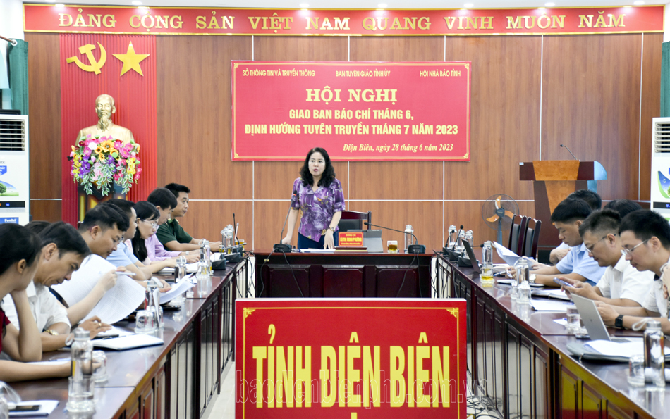 Hội nghị giao ban báo chí tháng 6/2023