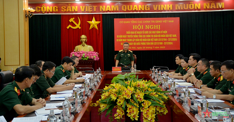 Sẽ triển khai nhiều hoạt động kỷ niệm 80 năm Ngày truyền thống Tổng cục Chính trị Quân đội nhân dân Việt Nam