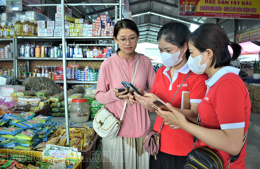 Mô hình “Chợ 4.0”: Thúc đẩy thanh toán không dùng tiền mặt