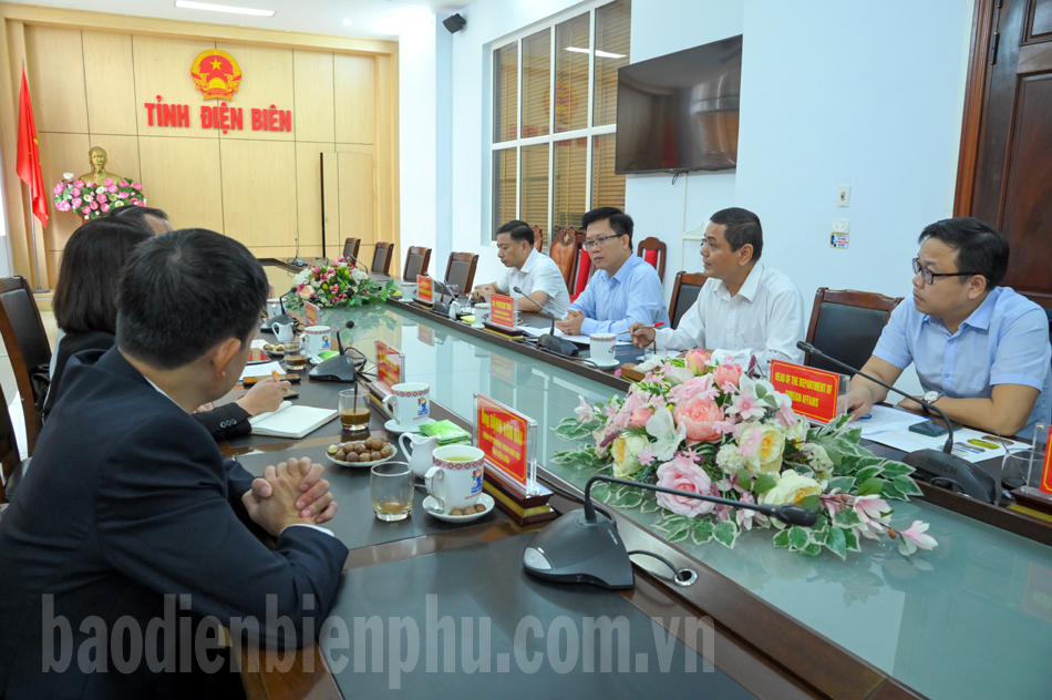 Phó Chủ tịch Thường trực UBND tỉnh Phạm Đức Toàn làm việc với đoàn công tác Tổ chức Word Vision International tại Việt Nam