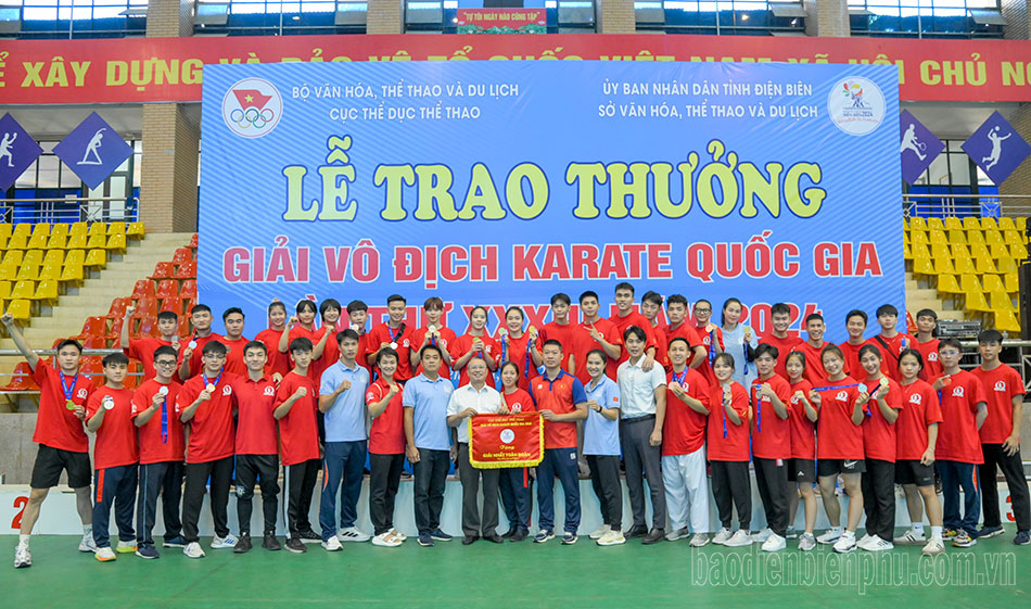 TP. Hà Nội giành giải Nhất toàn đoàn Giải vô địch Karate Quốc gia lần thứ 33