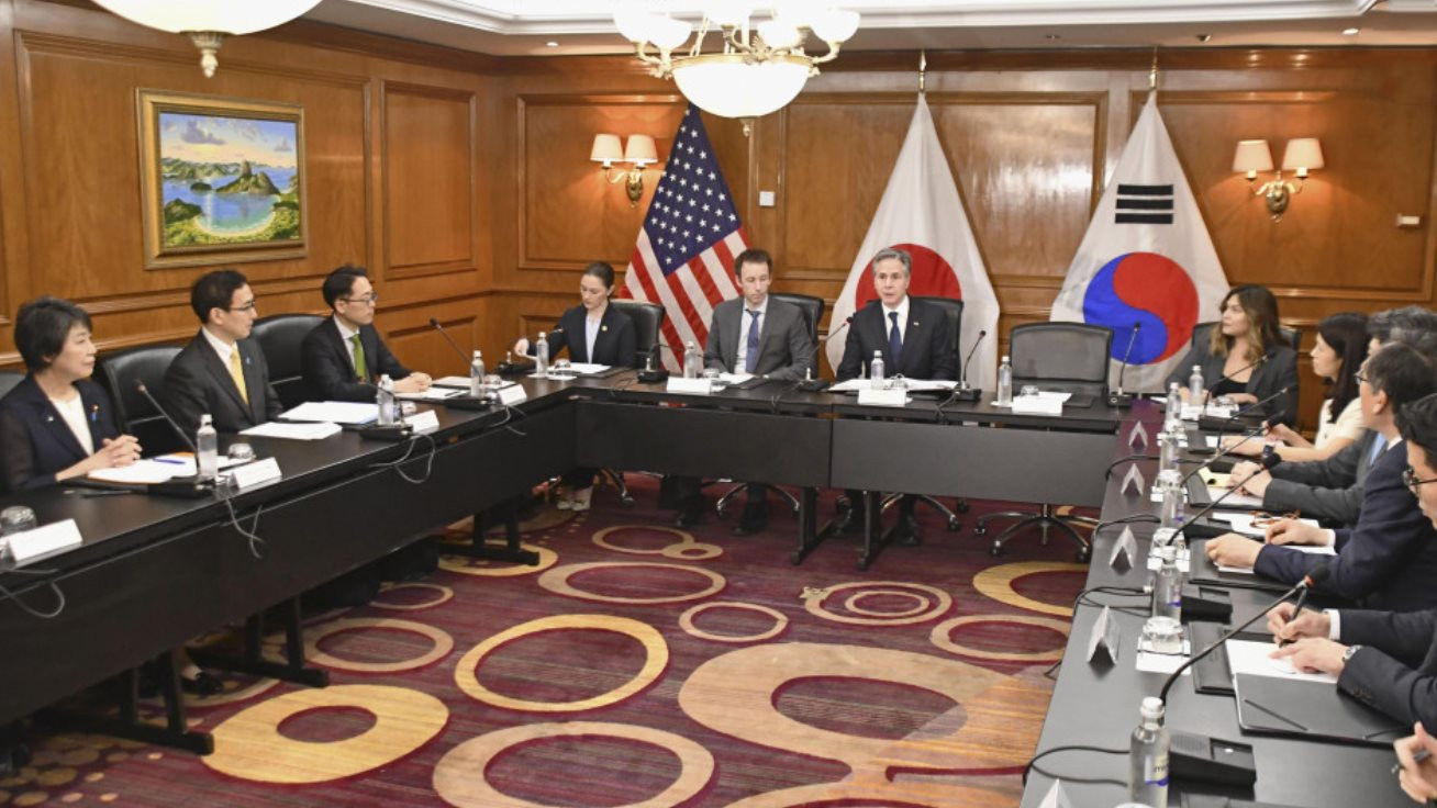 Nhật Bản, Mỹ và Hàn Quốc tăng cường hợp tác nhằm ứng phó các thách thức