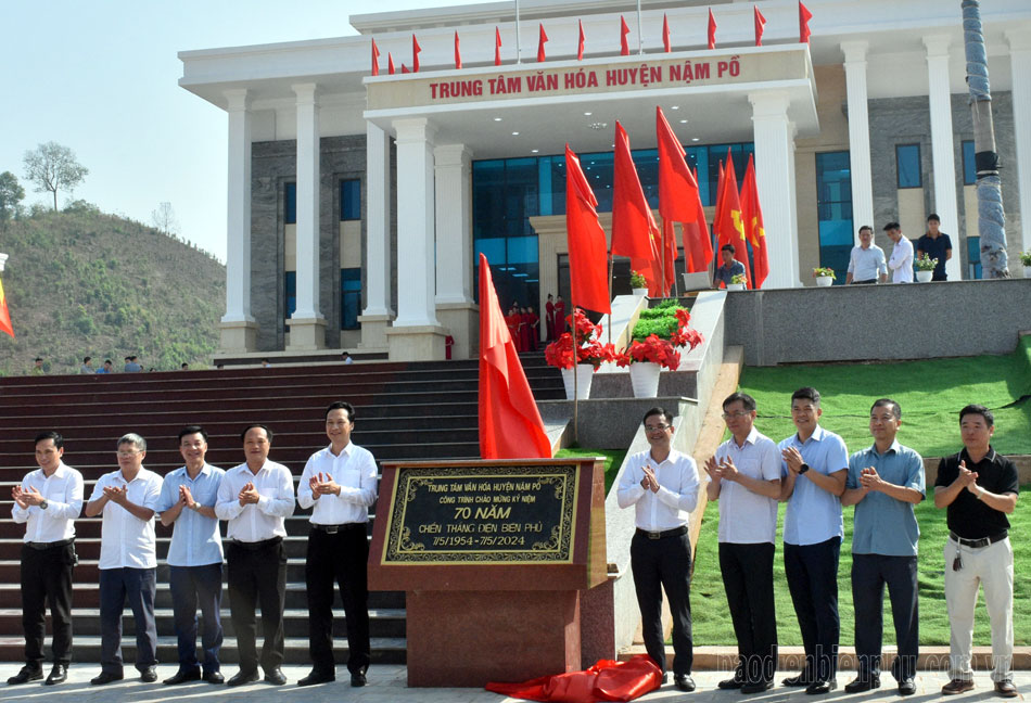 Khánh thành công trình chào mừng kỷ niệm 70 năm Chiến thắng Điện Biên Phủ