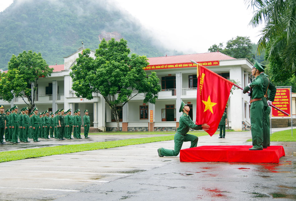 Bộ đội Biên phòng tuyên thệ chiến sĩ mới năm 2024