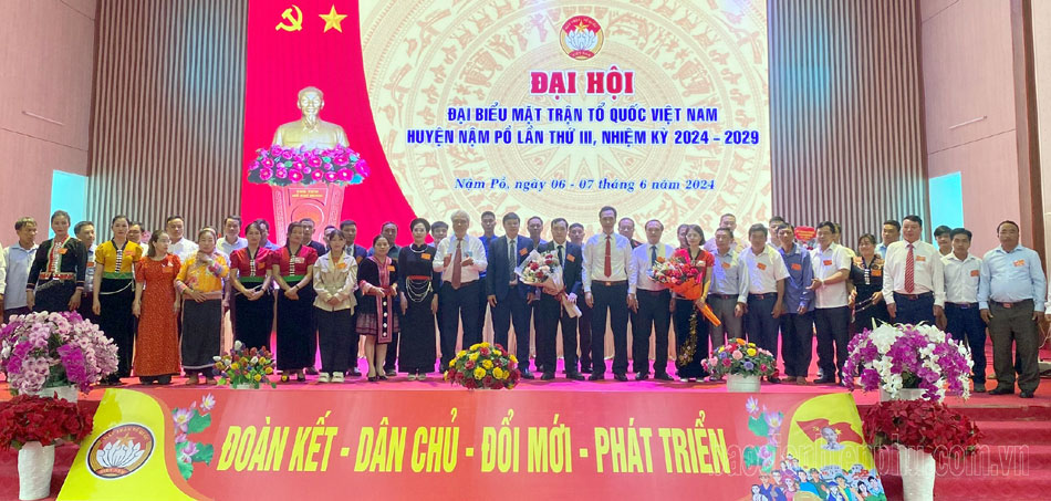 Đại hội đại biểu MTTQ Việt Nam huyện Nậm Pồ lần thứ III, nhiệm kỳ 2024 - 2029