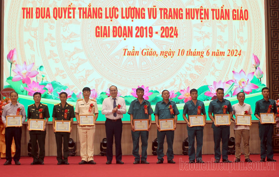 Đại hội Thi đua Quyết thắng lực lượng vũ trang huyện Tuần Giáo giai đoạn 2019 - 2024