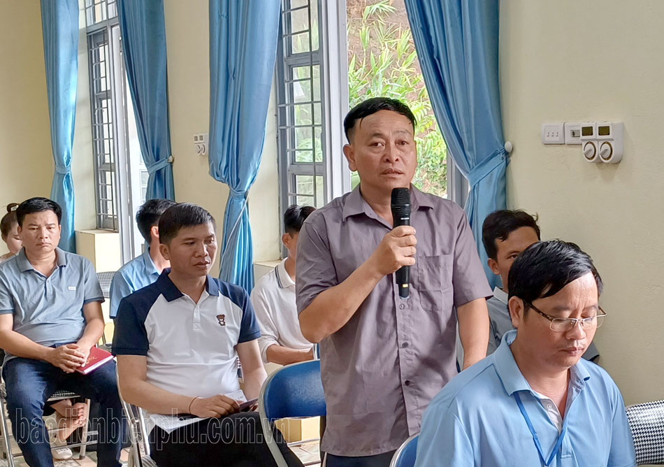 Đại biểu HĐND tỉnh tiếp xúc cử tri huyện Nậm Pồ
