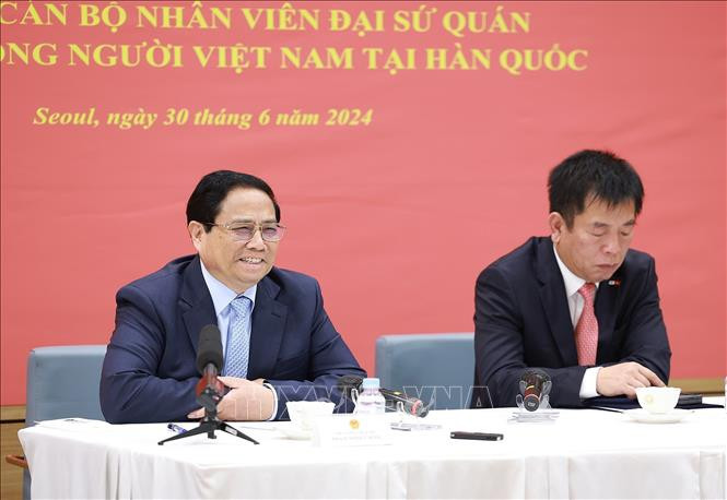 Thủ tướng Phạm Minh Chính: Những gì có lợi cho kiều bào, đất nước và quan hệ Việt Nam - Hàn Quốc thì hết sức làm
