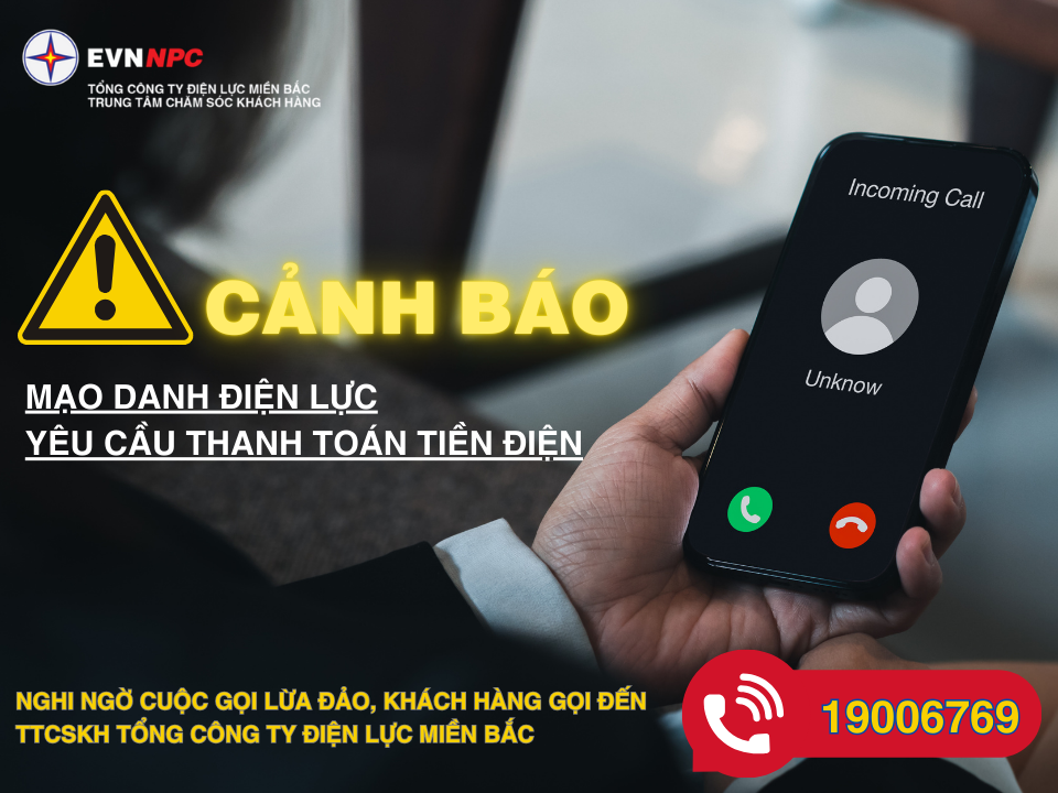 Cảnh báo lừa đảo yêu cầu thanh toán tiền điện